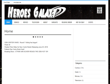 Tablet Screenshot of heroesgalaxy.com